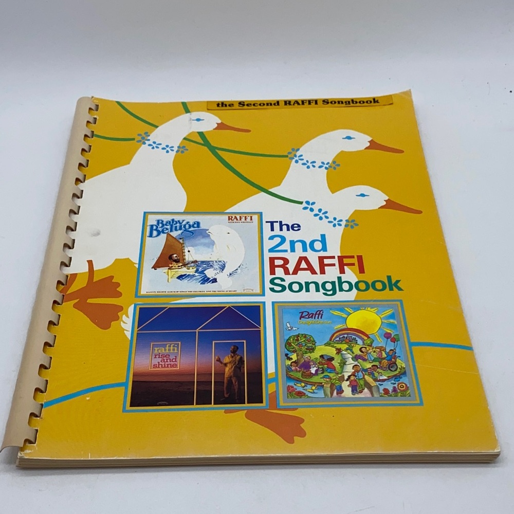 The 2nd Raffi Songbook Sheet Music Piano Guitar Children’s 42 Songs 1986 Vintage